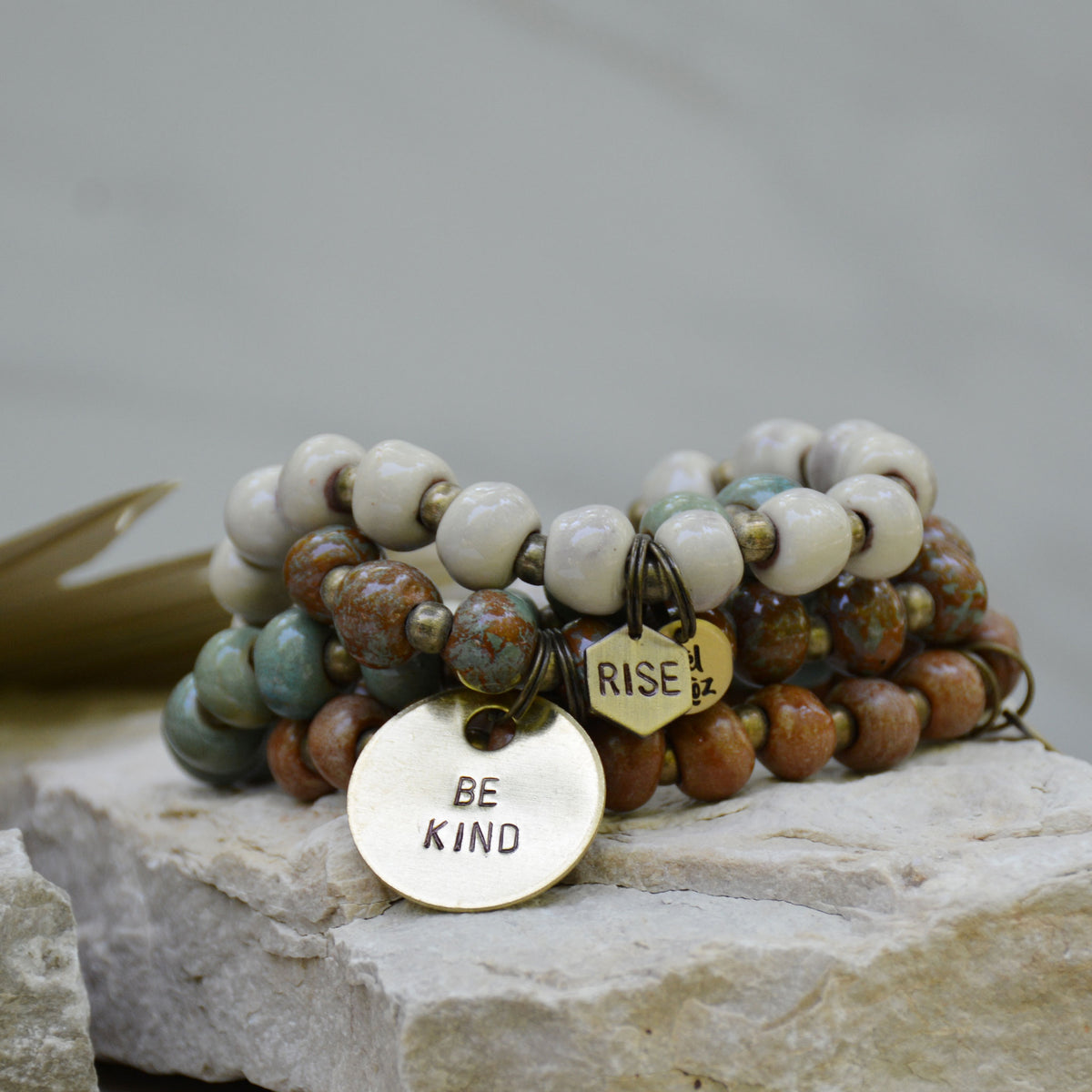 Minted | Bel Koz Round Clay Bead Bracelet