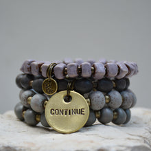 Load image into Gallery viewer, Lavender | Bel Koz Square Clay Bead Bracelet