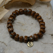 Load image into Gallery viewer, Sea Green | Bel Koz Square Clay Bead Bracelet