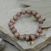 Load image into Gallery viewer, Blush Matte | Bel Koz Round Clay Bead Bracelet
