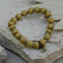 Load image into Gallery viewer, Mustard | Bel Koz Round Clay Bead Bracelet
