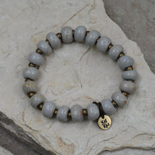 Load image into Gallery viewer, Oyster | Bel Koz Round Clay Bead Bracelet