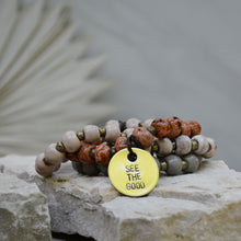 Load image into Gallery viewer, Gold Mine | Bel Koz Round Clay Bead Bracelet