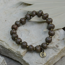 Load image into Gallery viewer, Smoke | Bel Koz Round Clay Bead Bracelet