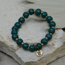 Load image into Gallery viewer, Teal | Bel Koz Round Clay Bead Bracelet