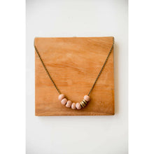 Load image into Gallery viewer, Bel Koz Simple Bead Clay Necklace - MATTE BLUSH - Link in description to purchase at Betsey's