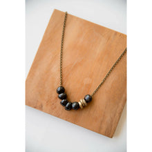 Load image into Gallery viewer, Bel Koz Simple Bead Clay Necklace - BLACK - Link in description to purchase at Betsey's