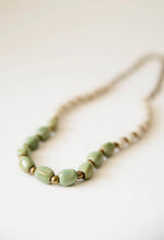 Load image into Gallery viewer, Bel Koz Long Mixed Single Strand - SEAGREEN - Link in description to purchase at Betsey's