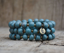 Load image into Gallery viewer, Peacock | Bel Koz Round Clay Bead Bracelet