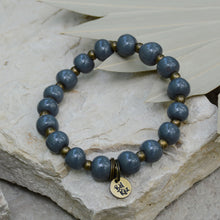 Load image into Gallery viewer, Anchor Grey | Bel Koz Round Clay Bead Bracelet
