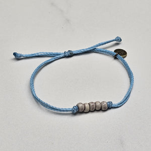 VANILLA | SKY waxed cord adjustable bracelet