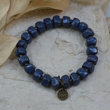 Load image into Gallery viewer, Berry | Bel Koz Square Clay Bead Bracelet
