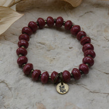 Load image into Gallery viewer, Dusty Rose | Bel Koz Rondelle Clay Bead Bracelet
