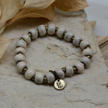 Load image into Gallery viewer, Pearl | Bel Koz Round Clay Bead Bracelet
