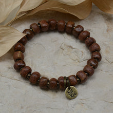 Load image into Gallery viewer, Rust | Bel Koz Square Clay Bead Bracelet
