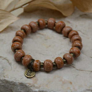 Sahara | Bel Koz Round Clay Bead Bracelet