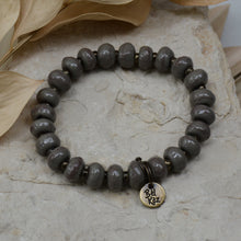 Load image into Gallery viewer, Storm | Bel Koz Rondelle Clay Bead Bracelet
