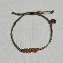 Load image into Gallery viewer, AUBURN | MULTI waxed cord adjustable bracelet
