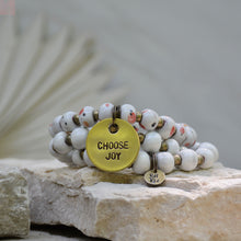 Load image into Gallery viewer, Dalmatian | Bel Koz Round Clay Bead Bracelet

