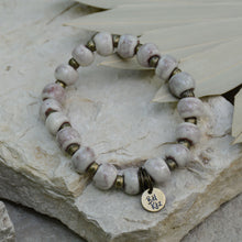 Load image into Gallery viewer, Cotton | Bel Koz Round Clay Bead Bracelet
