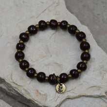 Load image into Gallery viewer, Chocolate | Bel Koz Round Clay Bead Bracelet
