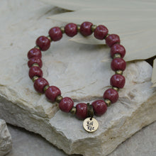 Load image into Gallery viewer, Dusty Rose | Bel Koz Round Clay Bead Bracelet
