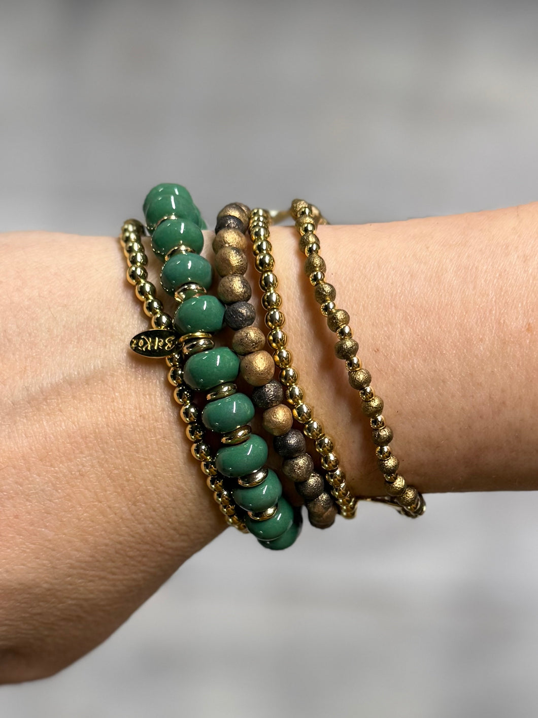 Green + Gold | Set of 5