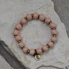 Load image into Gallery viewer, Peach | Bel Koz Round Clay Bead Bracelet
