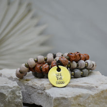 Load image into Gallery viewer, Blackout | Bel Koz Round Clay Bead Bracelet
