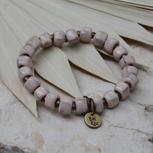Load image into Gallery viewer, Blush | Bel Koz Square Clay Bead Bracelet
