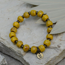 Load image into Gallery viewer, Sunshine | Bel Koz Round Clay Bead Bracelet
