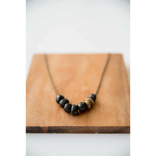 Load image into Gallery viewer, Bel Koz Simple Bead Clay Necklace - BLACK - Link in description to purchase at Betsey&#39;s
