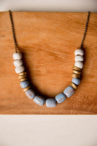 Bel Koz Assorted Beads Clay Necklace - SERENITY - Link in description to purchase at Betsey's
