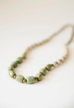 Load image into Gallery viewer, Bel Koz Long Mixed Single Strand - SEAGREEN - Link in description to purchase at Betsey&#39;s
