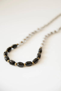 Bel Koz Long Mixed Single Strand - BLACK - Link in description to purchase at Betsey's