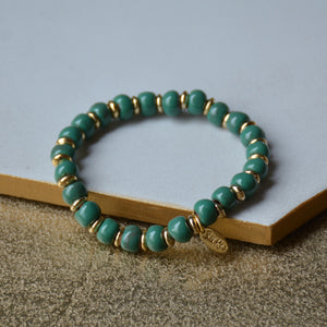 Jade Dainty Gold Accent