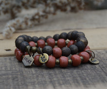 Load image into Gallery viewer, Refiners Fire | Bel Koz Round Clay Bead Bracelet
